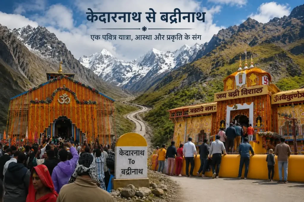 Kedarnath to Badrinath Distance by road